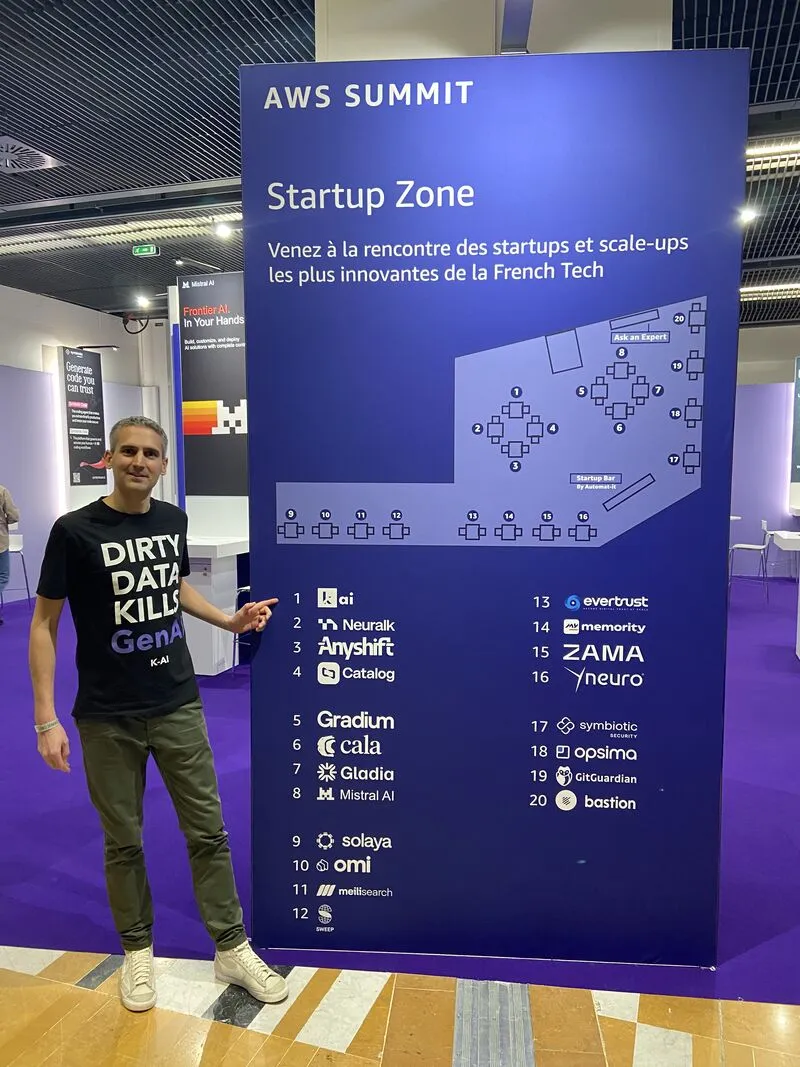 AWS Summit Paris 2026 stand