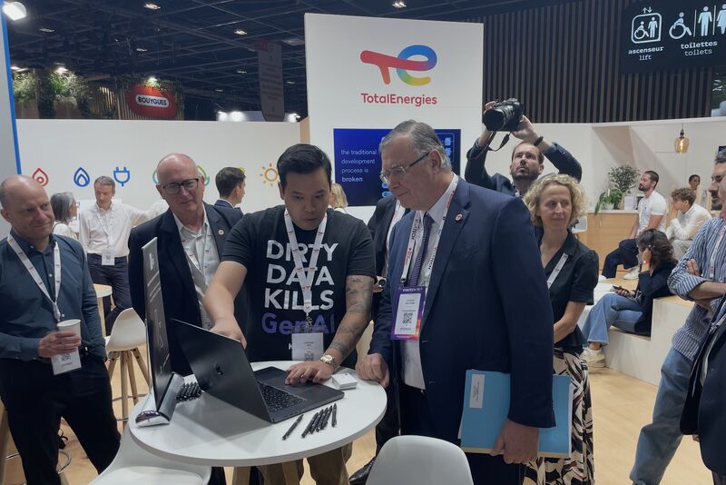Démonstration K-AI sur le stand TotalEnergies, VivaTech 2026